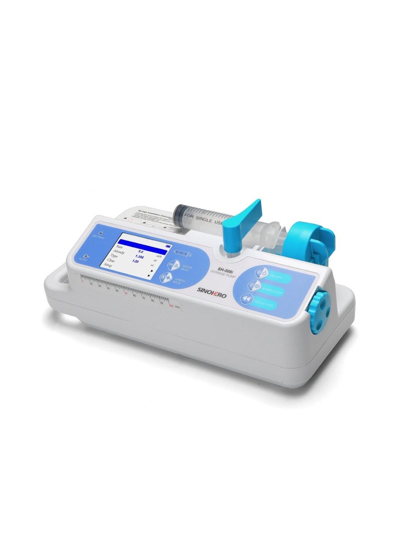 Abronn Syringe Pump - Advanced Medical Equipment with 2.8'' LCD Display, Auto Syringe Detection, High Safety Alarms for ICU/CCU/NICU - Image 2
