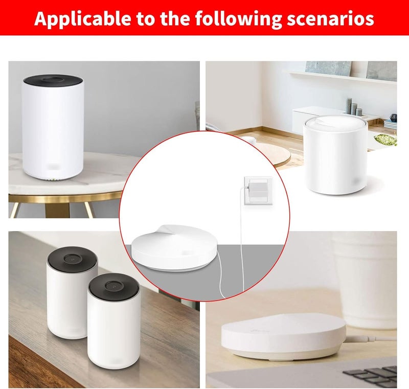 MEROM كابل طاقة MEROM متوافق مع نظام WiFi الشبكي TP-Link Deco نماذج S4 M3 P9 M4 شاحن بديل لجهاز التوجيه X20 X55 X60 X68 مزود الطاقة محول AC - Image 4