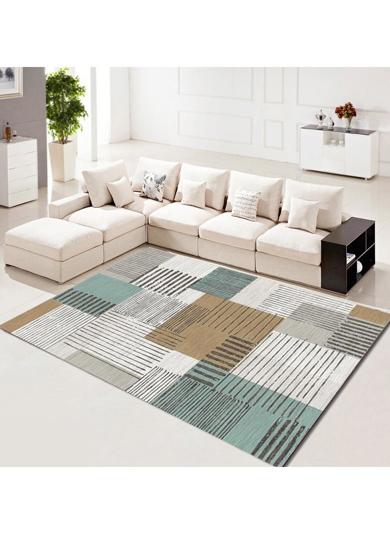 Loquat Squality A Minimalist Style Carpet With Polyester Fiber Lines(Carpet Only) 