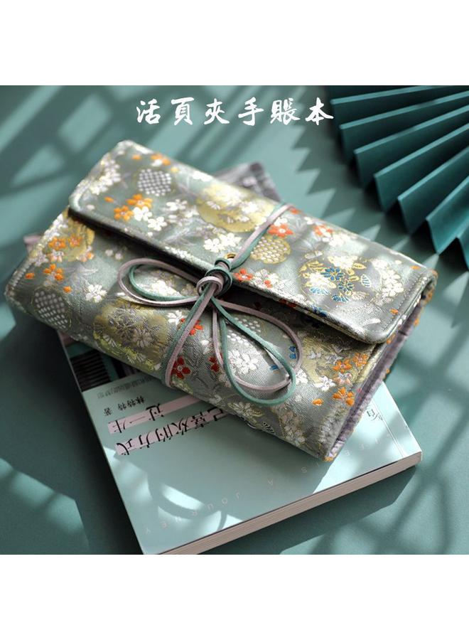 Bluejw Seven Deer Hand-made, Loose-leaf Hand Account Book Suit Online Red Hand Account Book Antique Note-taking Notebook Girl Detachable - Image 1