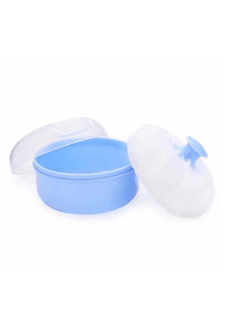 STAR BABiES Star Babies - Combo Pack of 2- Disposable Changing Mat Pack of 12 with Powder Puff - Blue  - Image 4