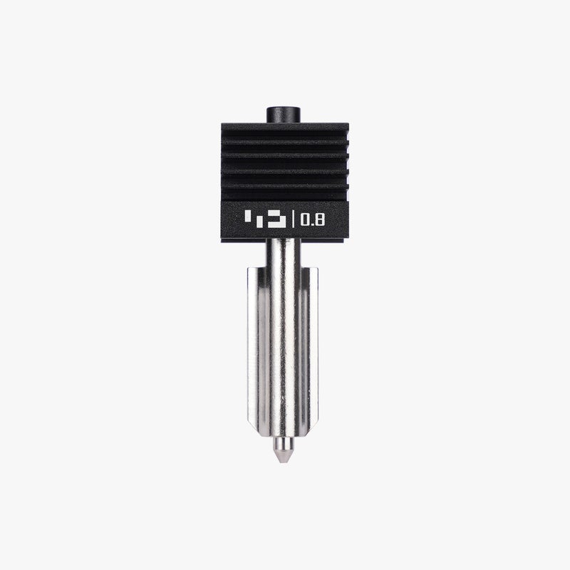Bambu Lab - High Flow Hotend with hardened steel nozzle - 0.8 mm (Compatible: H2C, H2D Pro, H2S, P2S, H2D, X2D) Silver