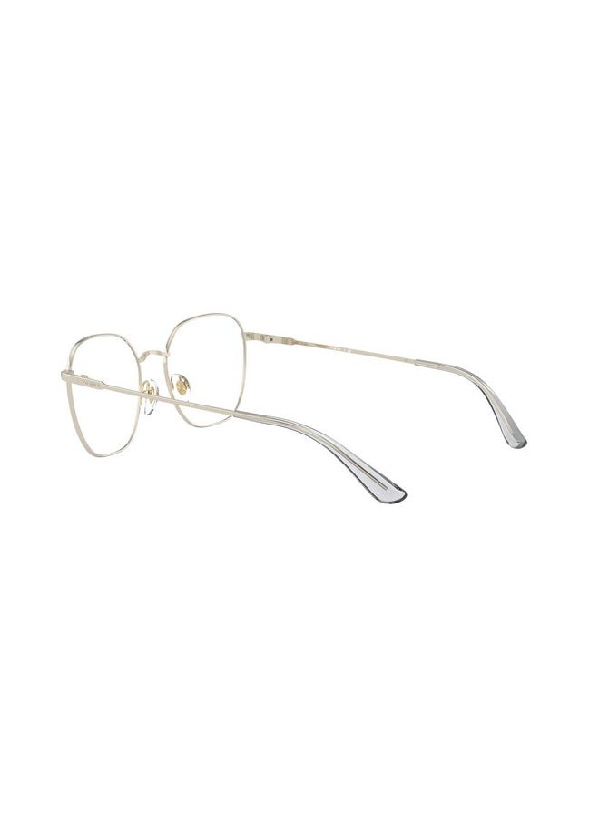 Vogue Eyewear Women'S Vo4178 Square Prescription Eyewear Frames, Pale Gold/Demo Lens, 52 Mm  - Image 5