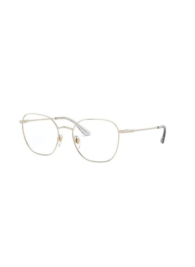 Vogue Eyewear Women'S Vo4178 Square Prescription Eyewear Frames, Pale Gold/Demo Lens, 52 Mm  - Image 2