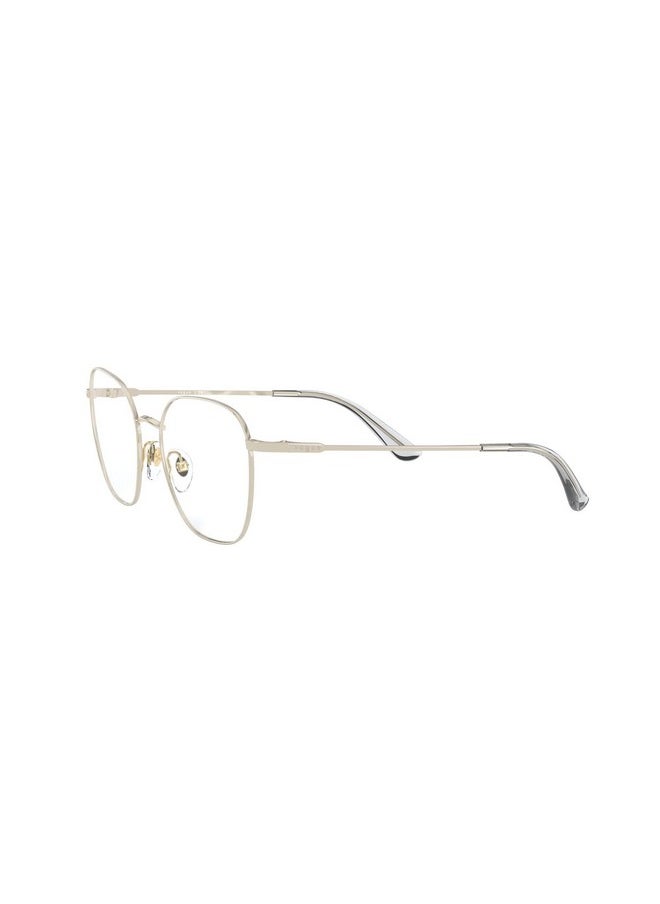 Vogue Eyewear Women'S Vo4178 Square Prescription Eyewear Frames, Pale Gold/Demo Lens, 52 Mm  - Image 3