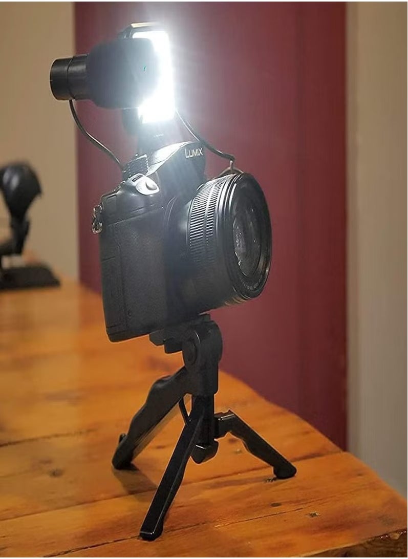 MIGOFAST - Smartphone Vlogging Kit with LED Light Noise Reduction Microphone Flexible Tripod Phone Holder   Bluetooth Remote  Perfect for YouTube TikTok Instagram  Kids' Video Recording - Image 1