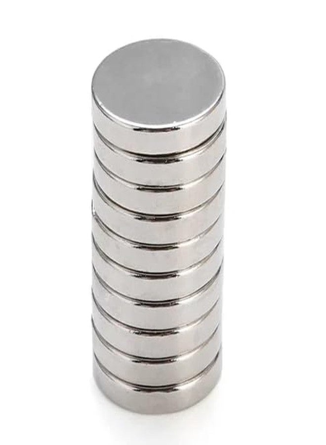 KRYTONE® 50 Piece Silver Round Magnet Set (6 X 1.5 MM) Use as Fridge Magnet, Door, Kitchen Organiser Magnet, Multipurpose Office Pack of 50(Silver) - Image 2