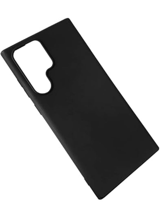 تيمو جراب هاتف أسود اللون مصمم لهاتف سامسونج جالكسي إس 24 ألترا. - Image 1