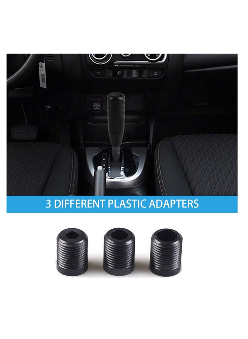 , Heavy Weighted Shift Knob, 5 Inch Aluminum Shifter Handle with Adapters, Fits Most Manual u0026 onless Automatic Transmissions with 3 Adapters - Image 4