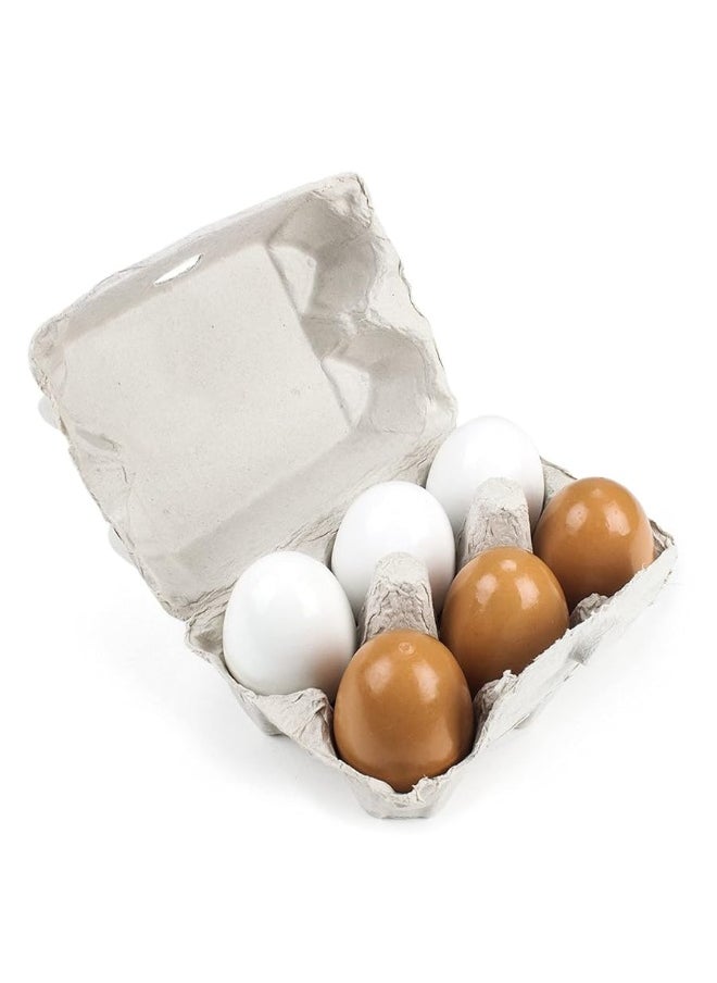 Imagination Generation Wood Eats! Eggcellent Eggs with Real Carton