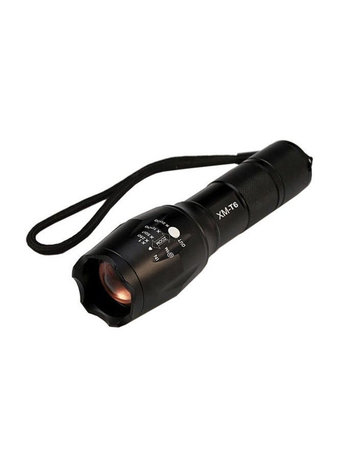 NIBEMINENT Portable Zoomable LED Flashlight Black 19 x 10 13cm  - Image 1