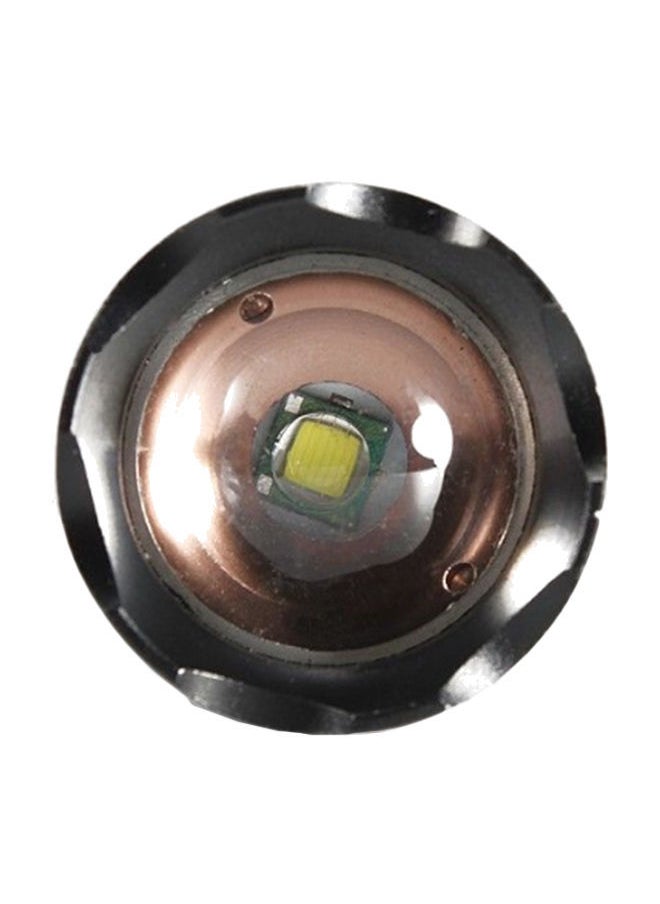 NIBEMINENT Portable Zoomable LED Flashlight Black 19 x 10 13cm  - Image 2