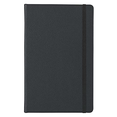 Leatherpress Classic Leather Notebook Writing Journal, Hardcover, Elastic Closure Narrow Ruled Pages, Inspire Collection - Image 1