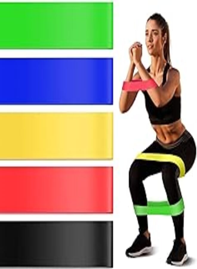 SKY-TOUCH Onupgo headband sports sweatbands wristbands terry cloth striped head band/wrist band set athletic exercise basketball headbands moisture wicking sweat absorbing sweat band (black/white/black)