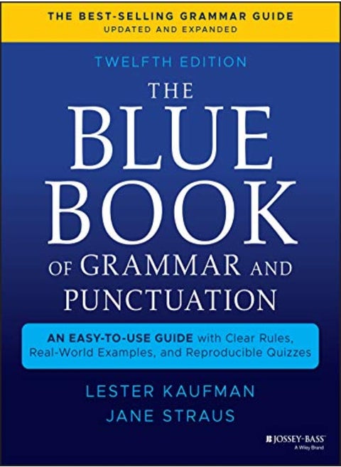 Blue Book Of Grammar And Punctuation