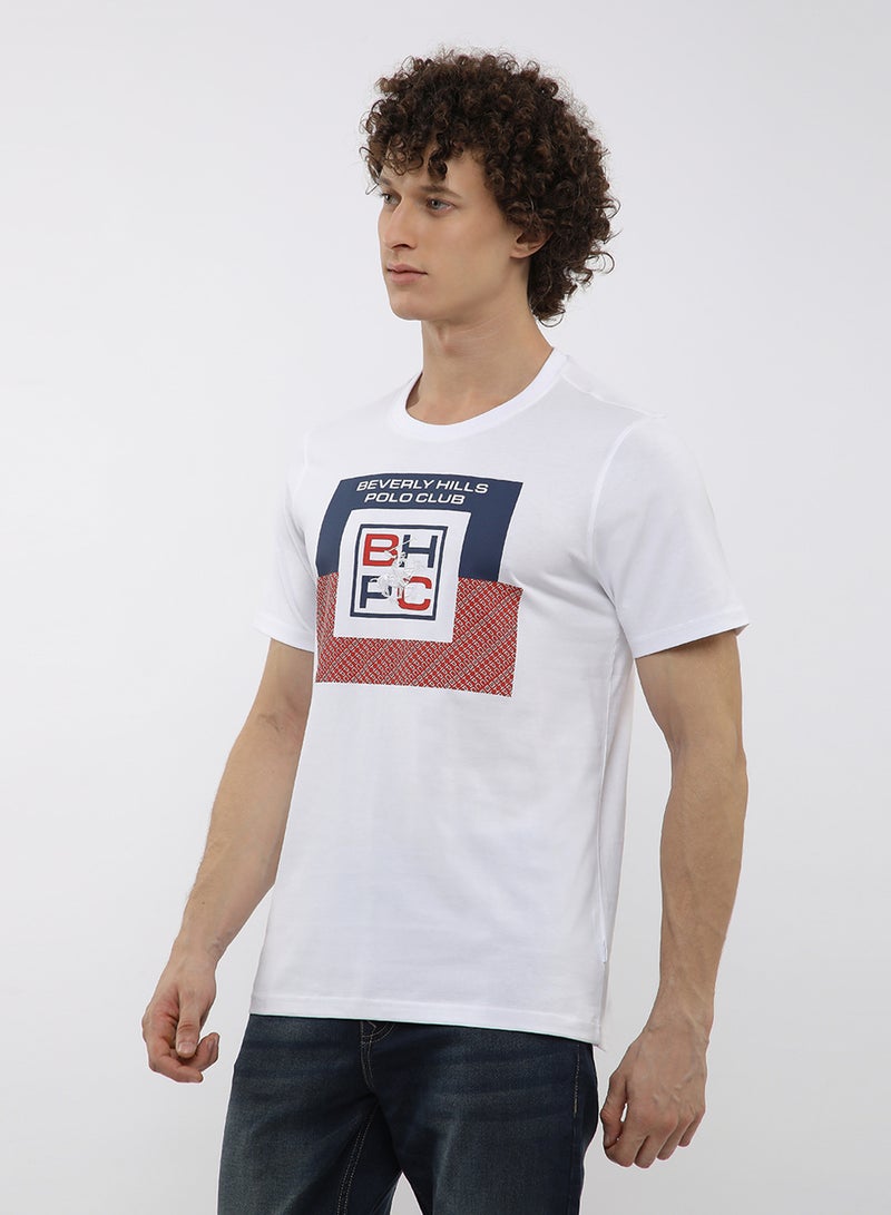 BEVERLY HILLS POLO CLUB Graphic Crew Neck T-Shirt - Image 4