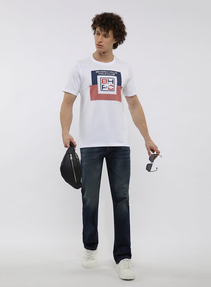 BEVERLY HILLS POLO CLUB Graphic Crew Neck T-Shirt - Image 5