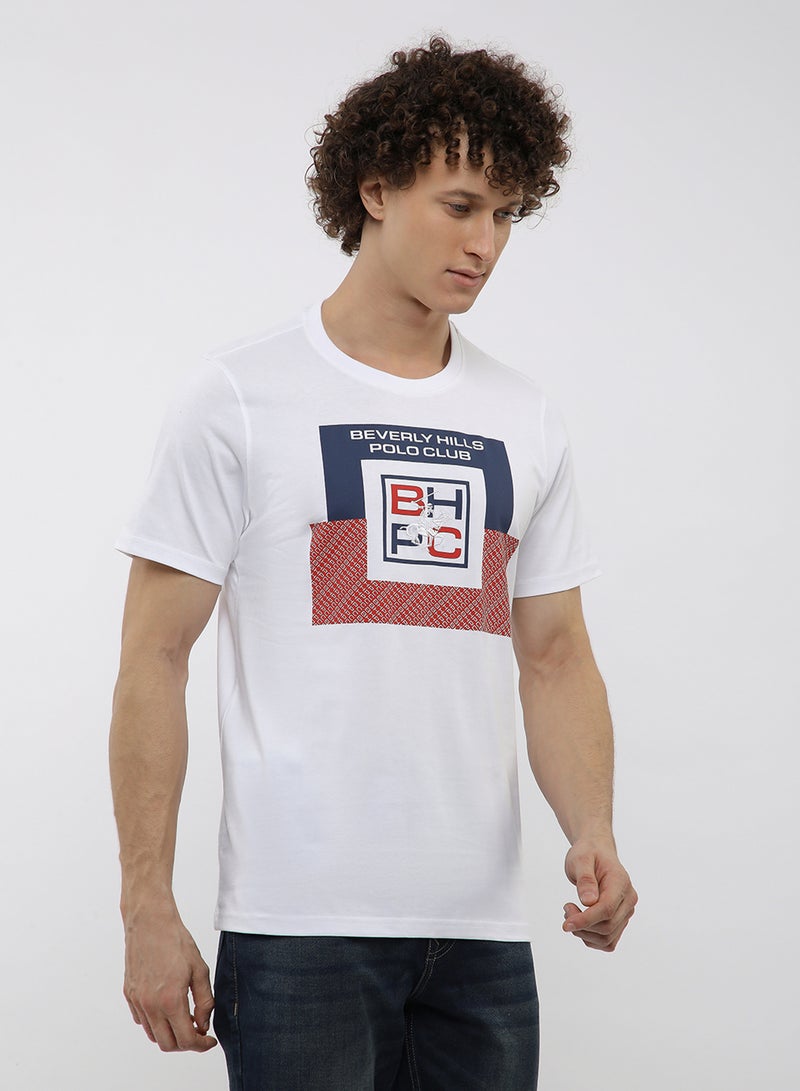 BEVERLY HILLS POLO CLUB Graphic Crew Neck T-Shirt - Image 3