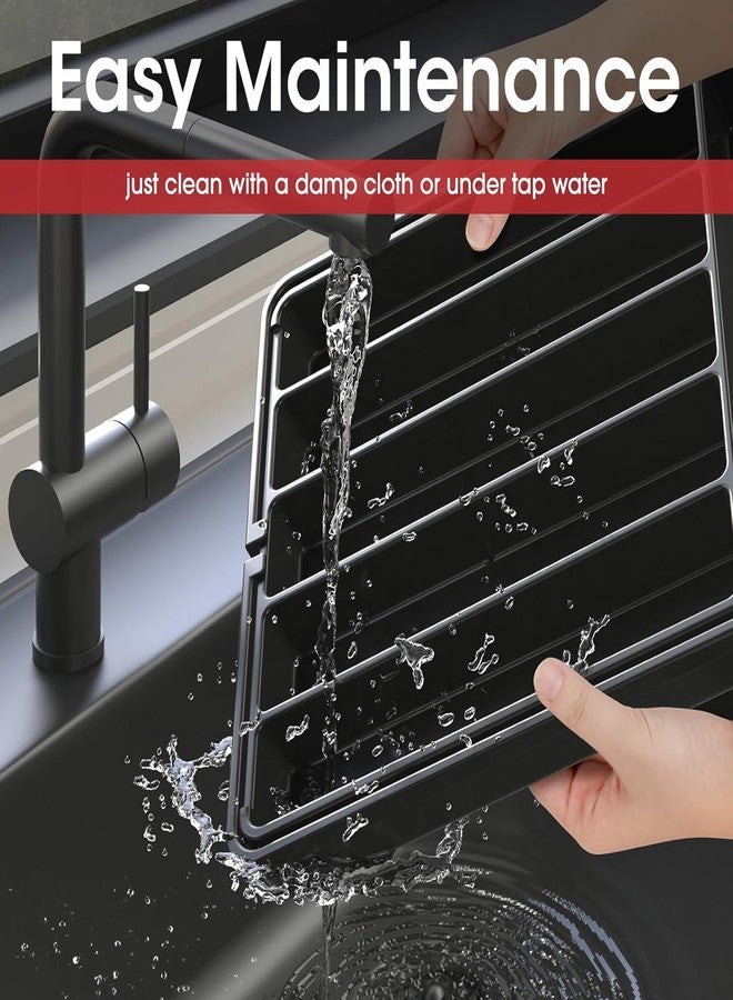 WONDERSPROUT Silverware Organizer - Expandable Kitchen Drawer Organizer, Utensil Organizer, Cutlery Drawer Organizer for Knives and Forks, Multipurpose Kitchen and Storage Organizers, Large, Black - Image 5