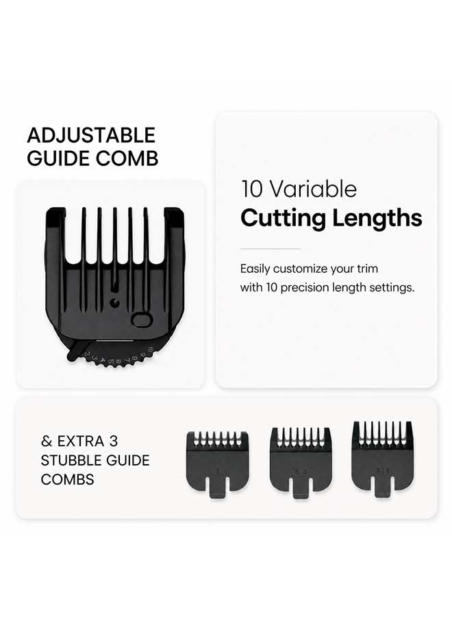 WAHL Manscaper 360 Body Groomer for Men, 360° Rotating Blade Head-12 Adjustable Angles, Self-Sharpening Stainless-Steel Blades, Rechargeable Cordless Trimmer-80-Minute Runtime, 2-Year Warranty,3030817 - Image 3