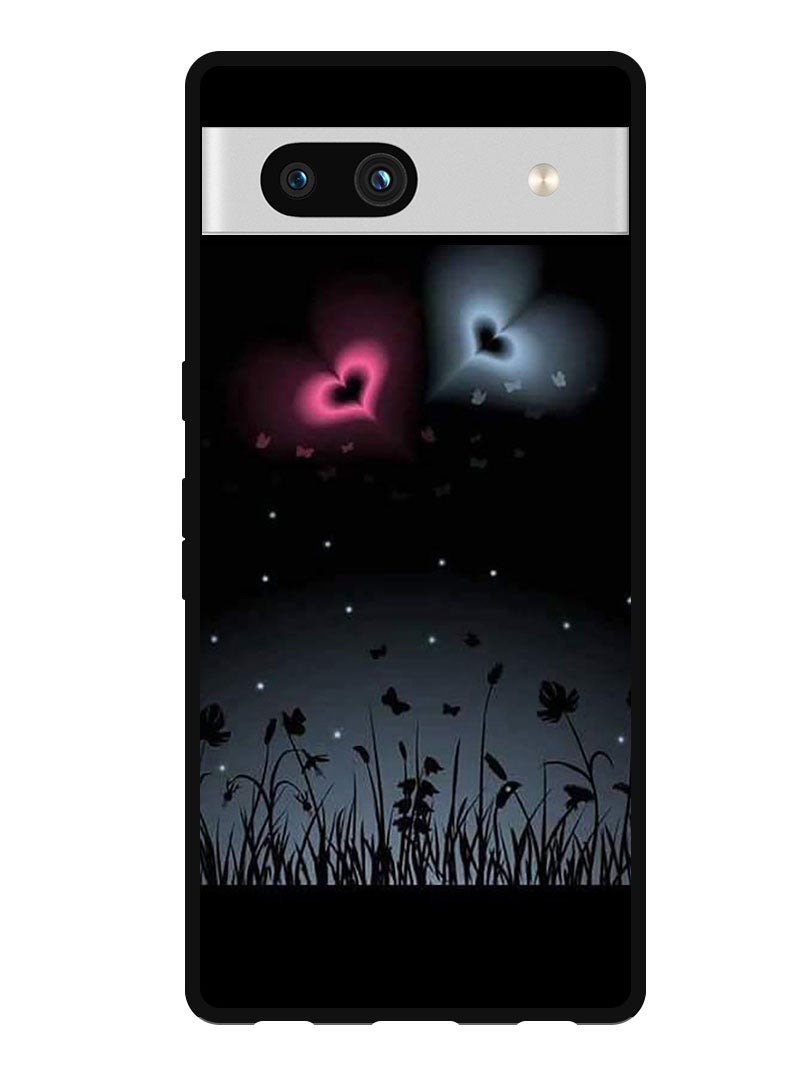 Theodor Protective Case Anti Scratch Shock Proof Bumper Cover For Google Pixel 7a Two Hearts (2) - Image 1