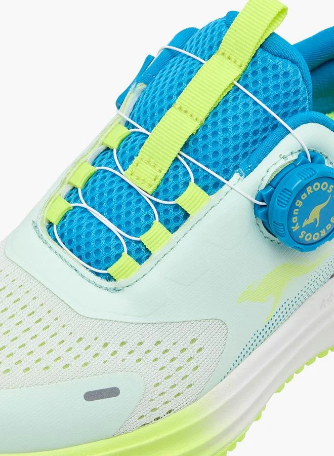 Kangaroos White Boys Rotating Buckle School Sports Shoes for Men | Best Price UAE