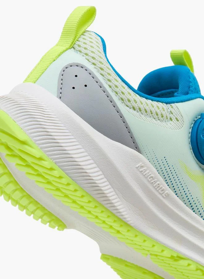 Kangaroos White Boys Rotating Buckle School Sports Shoes for Men | Best Price UAE
