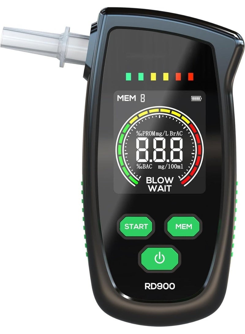 YOUWE7 High Precision Portable Breathalyzer, Breathalyzers Home Portable Drinks Pocket Alcohol Breath Tester, Portable Breath Alcohol Tester for Personal & Profes, LCD Alcohol Tester for Safe Driving - Image 1