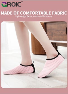 GROIC Yoga Socks,Barefoot Yoga Exercise Wear Sport Accessories，Water Shoes Quick-Dry Aqua Socks, Indoor Fitness Shoes Jump Rope Shoes and Dance Shoes  - Image 3