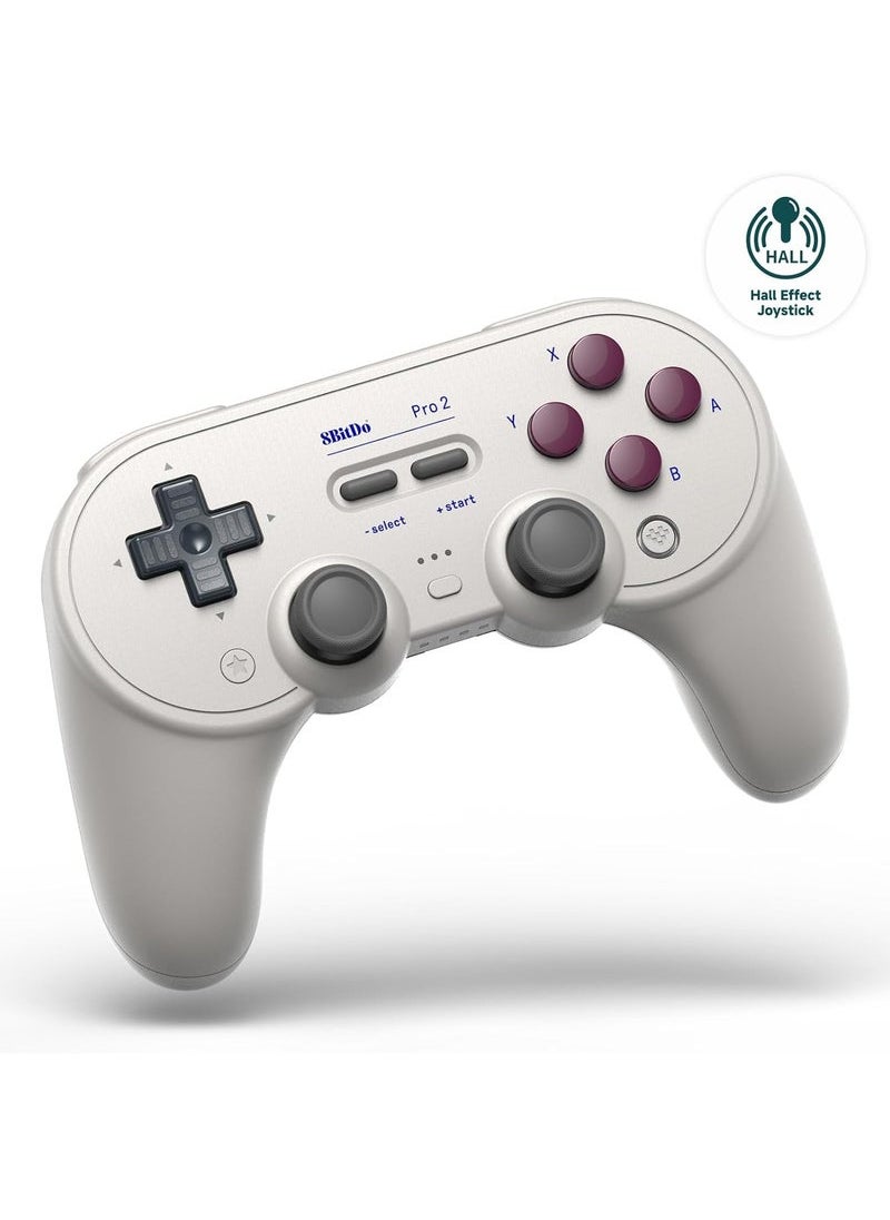 Generic Pro 2 Bluetooth Controller for Switch, Hall Effect Joystick Update, Wireless Gaming Controller for Switch, PC, Android, and Steam Deck & Apple (Beige)  - Image 1