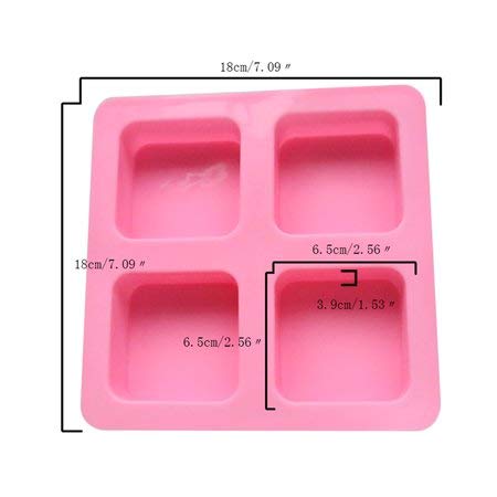 Purenso Select - 4 Cavities Square Shape Silicone Mould/Mold (PUR1015-20) - Image 2