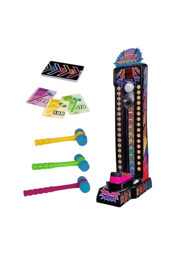 Ambassador Ambassador Hyper Neon Series Electronic Arcade Strongman Game - Image 3