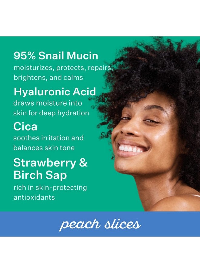 بيتش سلايسز شرائح الخوخ | مرطب وجه متكامل خالٍ من الزيوت من "إنقاذ الحلزون" | ٩٥٪ مخاط الحلزون | ترطيب خفيف يدوم طويلًا | خالٍ من السيليكون | كريم للوجه | عناية بالبشرة | نظيف وخالٍ من القسوة | ٢٫٨٢ أونصة - Image 3