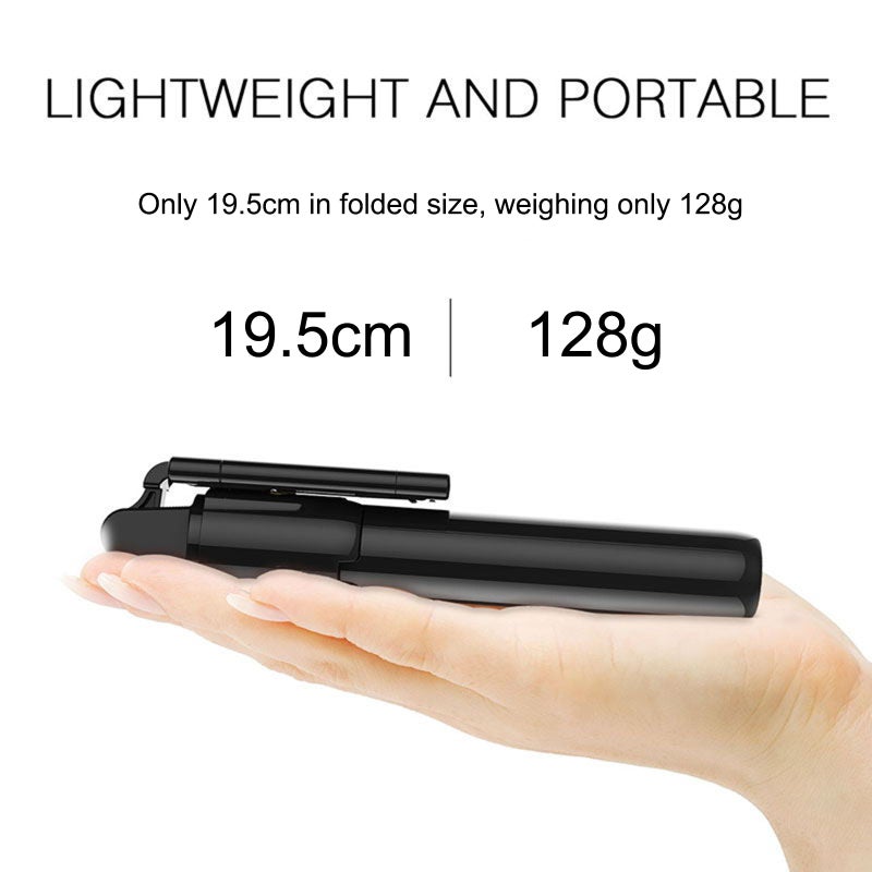 Selfie Stick 7.64in-27.6in Integrated Design Tripod Stand - Flexible 270° Rotation Wireless Remote for Travel Photography, Group Photos, Parties - Image 5