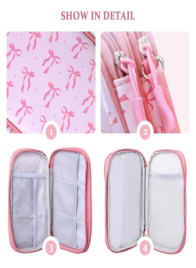 COSHAYSOO Electronic Organizer Bags for Travel Gifts Graphic Bowknot - Image 4