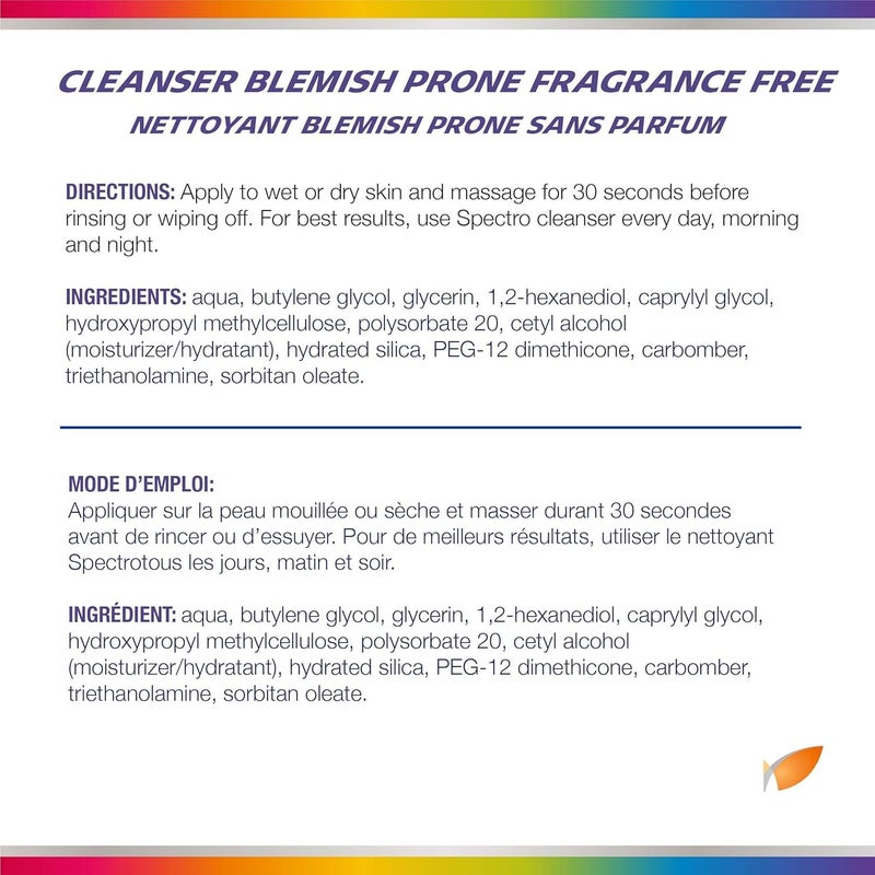 Spectro Jel Cleanser Fragrance Free 200ml - Image 2