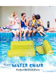 LB Inflatable Water Hammock Pool Float Floating Bed Lounge Chair Foldable Floating Row Chair Beach Swimming Pool Seat for Indoor Outdoor  - Image 2