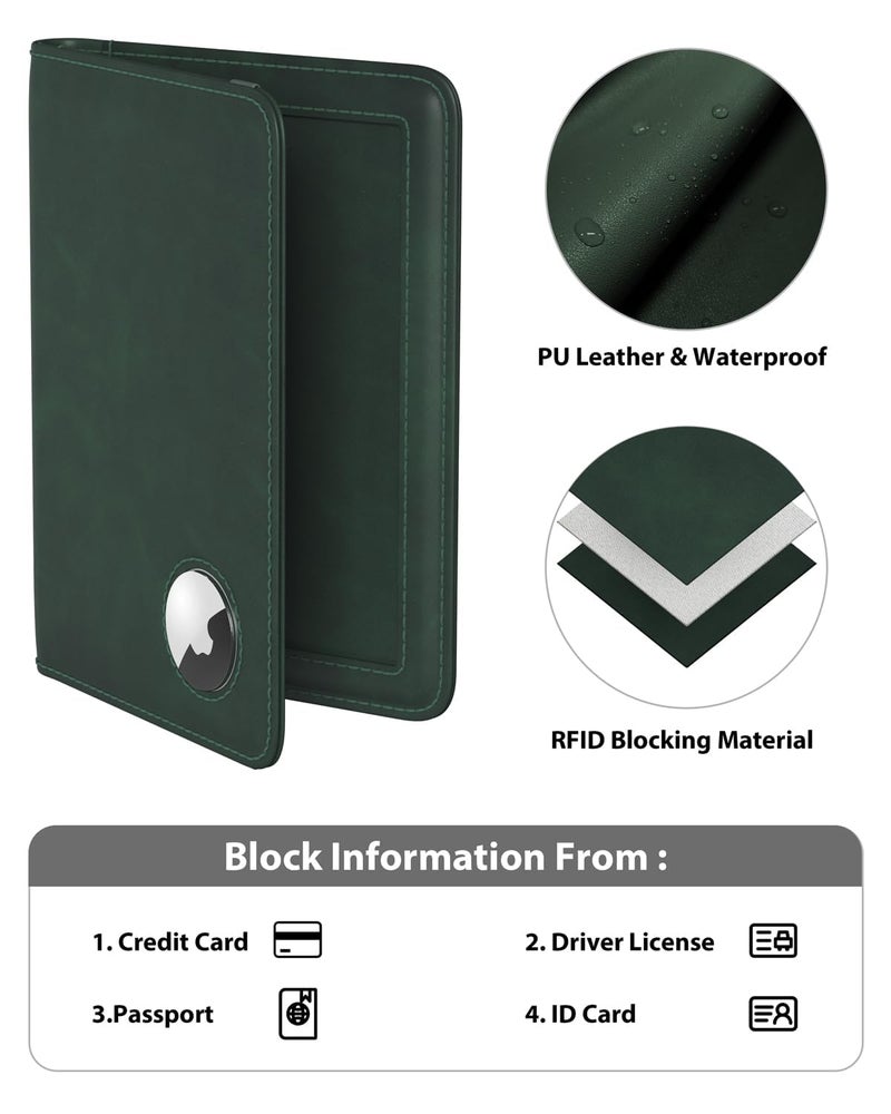 حامل جواز سفر مزود بحماية RFID - أسود - Image 5