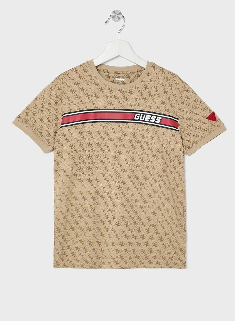 GUESS Youth Graphic Crew Neck T-Shirt