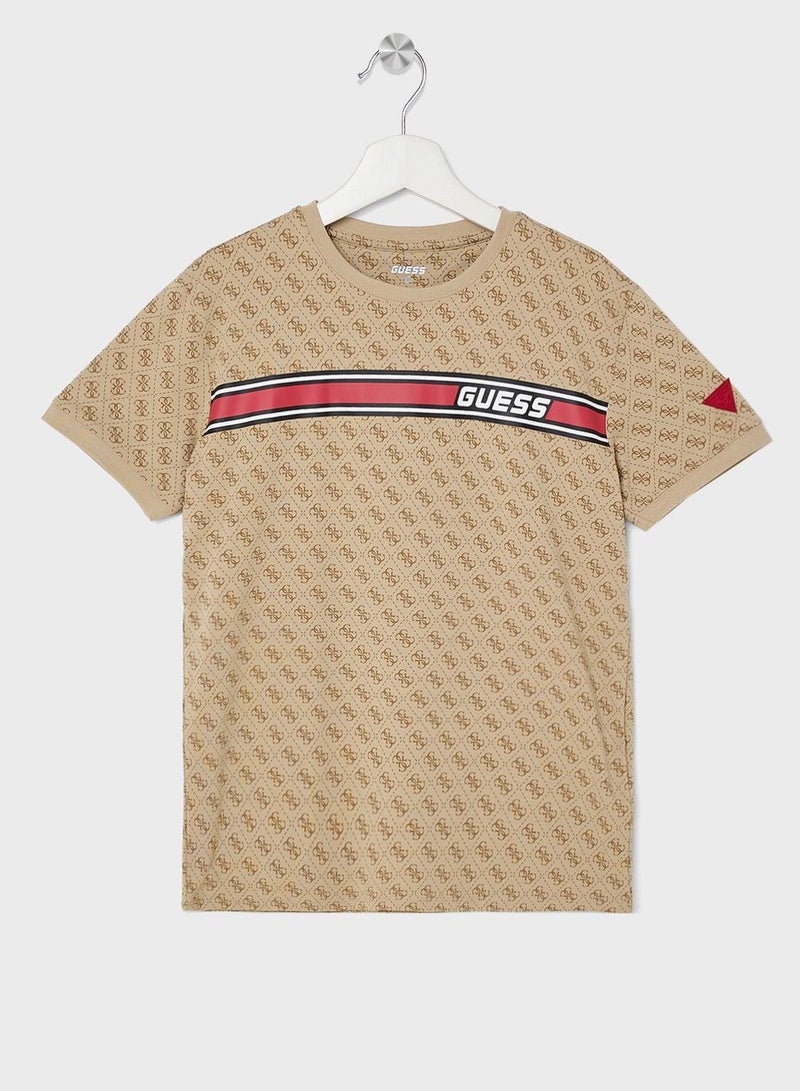 GUESS Youth Graphic Crew Neck T-Shirt - Image 2