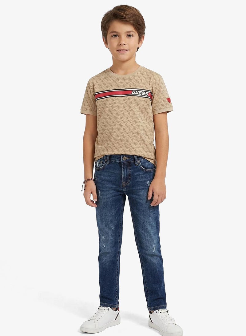 GUESS Youth Graphic Crew Neck T-Shirt - Image 1