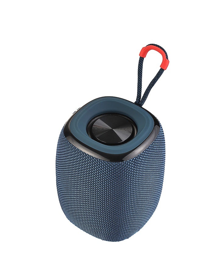 LAWAZIM Waterproof Bluetooth Speaker - 7W Blue Color With LED Light - Portable Wireless Speaker with Deep Bass, TF/USB/FM/Bluetooth Playback, and USB-C Charging - for Outdoor, Travel, and Indoor Use - Image 4