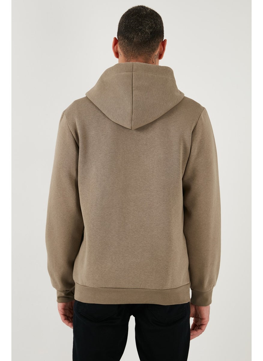 Kangaroo Pocket Zippered Hooded Collar Slim Fit Men's Sweat 575707 - pzsku/Z8F2A20FD2B1465CF0831Z/45/_/1741264674/942ab6b2-29b4-414b-915a-fac41205e314