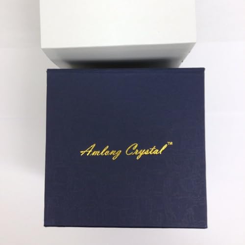 Amlong Crystal Crystal Lotus Flower with Gift Box, 5 Inch, Clear - Image 3