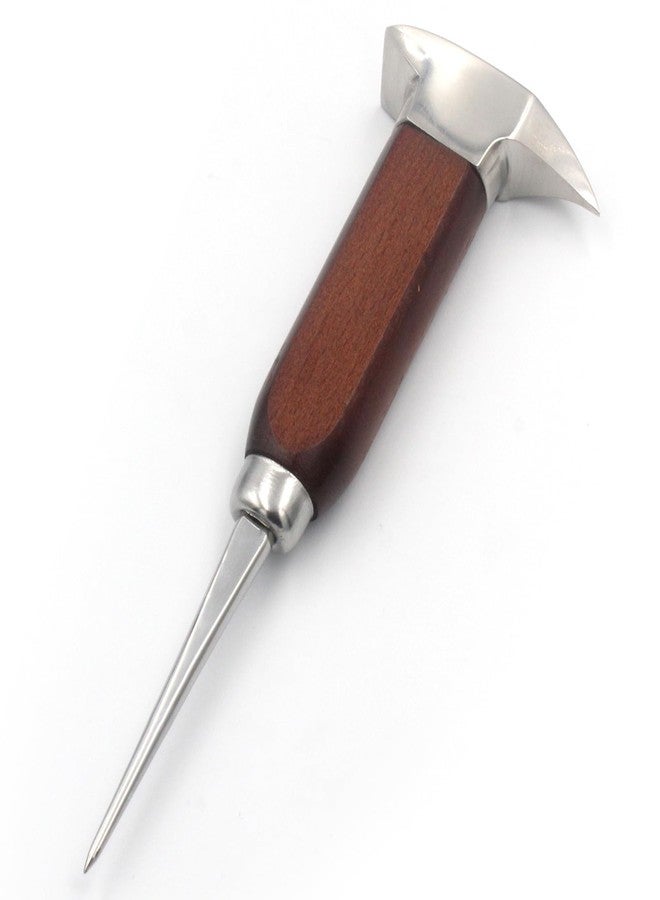 Yuheybe Ice Pick Stainless Steel, Ice Picks for Breaking Ice, Ice Pick with Wood Handle, Ice Picks for Kitchen, Bars, Bartender, Best Ice Carving Tools (short) - Image 1