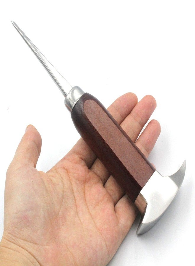 Yuheybe Ice Pick Stainless Steel, Ice Picks for Breaking Ice, Ice Pick with Wood Handle, Ice Picks for Kitchen, Bars, Bartender, Best Ice Carving Tools (short) - Image 3