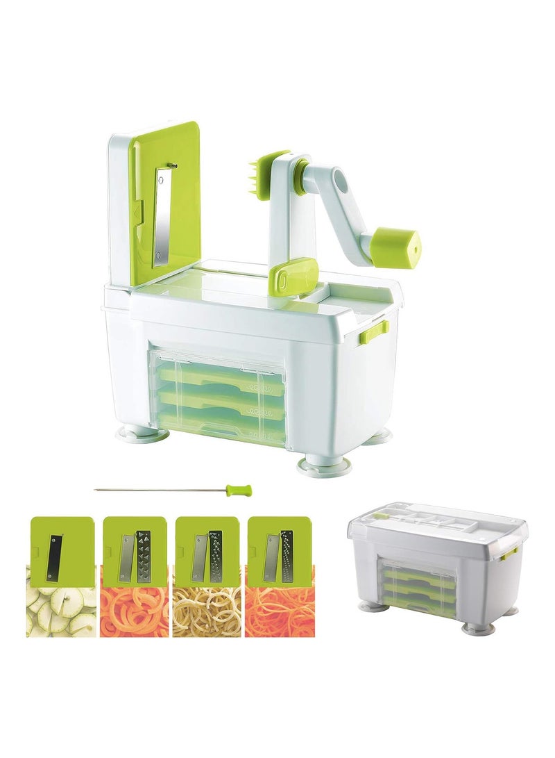 كونستار قطّاعة خضار ومبشرة دوّارة  متعددة الوظائف – تقطيع حلزوني بأشكال متنوعة - Image 2