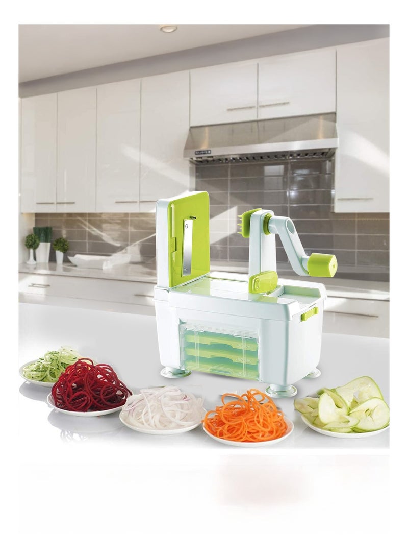 كونستار قطّاعة خضار ومبشرة دوّارة  متعددة الوظائف – تقطيع حلزوني بأشكال متنوعة - Image 4