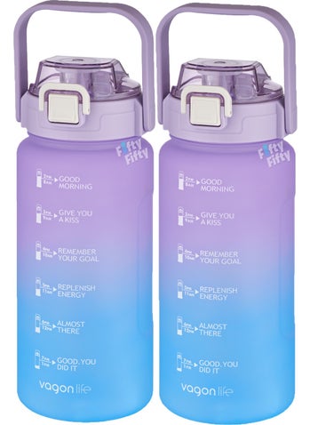 2-Piece Economical Motivation Flask Set 1500 ml Large Size 4 Different Color Options Fiftyfifty - pzsku/Z8F2A409685F81B3C18D0Z/45/_/1725726106/f58c32c8-4f61-450c-8f8d-a6fed1251f87