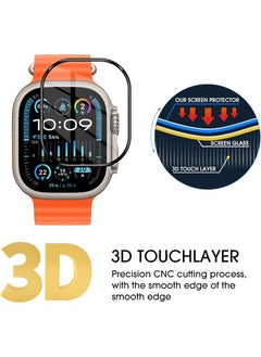 T-MAX Premium 3D Tempered Glass Compatible with Watch Ultra Series  - Image 1